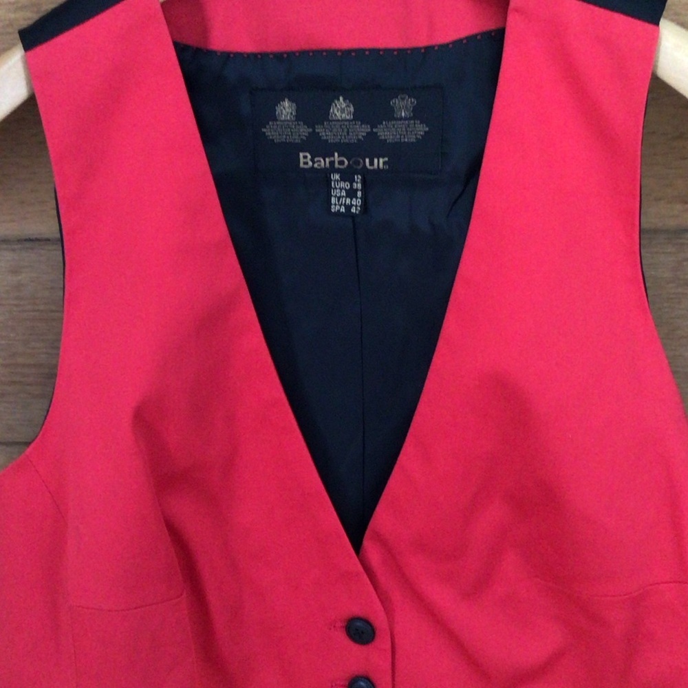 Barbour Women's Scarlet Waistcoat Vest 8 - Picture 5 of 12